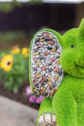 Marco Paul Stone & Grass Elephant Garden Ornament in Green - thumbnail 5