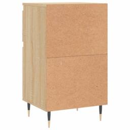 Berkfield Home Sideboard Sonoma Oak 40x35x70 cm Engineered Wood in Light Tan - Size: 40 x 35 x 70 cm - thumbnail 8