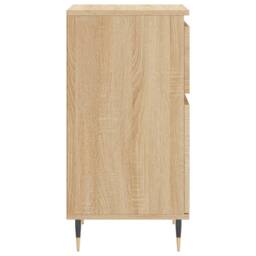 Berkfield Home Sideboard Sonoma Oak 40x35x70 cm Engineered Wood in Light Tan - Size: 40 x 35 x 70 cm - thumbnail 7