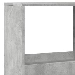 Berkfield Home Classic Bookcase Concrete Grey 100x33x175 cm Engineered Wood - Size: 100 x 33 x 175 cm - thumbnail 7