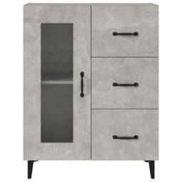 Berkfield Home Sideboard Concrete Grey 69.5x34x90 cm Engineered Wood - thumbnail 6