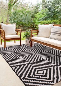 Rugstyle Summer Breeze Outdoor Rug in White - Size: 100 cm x 150 cm - image 1