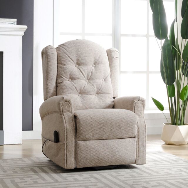 Artemis Home Crawley Electric Riser Recliner with Massage & Heat in Beige - image 1