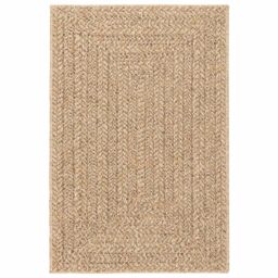 Berkfield Home Rug ZIZUR Beige 140x200 cm Jute Look Indoor & Outdoor - Size: Medium - thumbnail 2