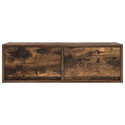 Berkfield Home TV Cabinets 2 pcs Smoked Oak 80x31x25.5 cm Engineered Wood in Brown - thumbnail 7