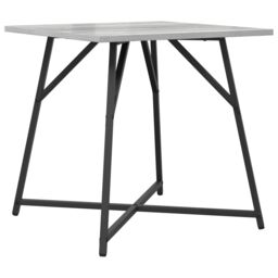 Berkfield Home Set of 2 Side Tables in Grey Sonoma with Engineered Wood & Metal - thumbnail 5