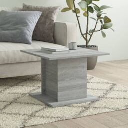 Berkfield Home Coffee Table Grey Sonoma 55.5x55.5x40 cm Engineered Wood