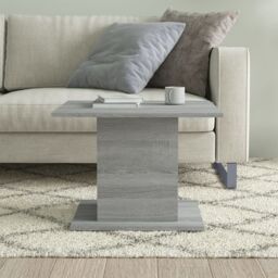 Berkfield Home Coffee Table Grey Sonoma 55.5x55.5x40 cm Engineered Wood - thumbnail 4