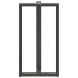 Berkfield Home Bar Table Legs T-Shaped¬†2 pcs Anthracite 60x35x(110-111) cm Steel in Dark Grey - thumbnail 6
