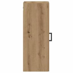 Berkfield Home Wall Mounted Cabinet Artisian Oak 34.5x34x90 cm Engineered Wood in Light Tan - thumbnail 6