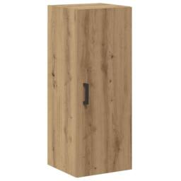 Berkfield Home Wall Mounted Cabinet Artisian Oak 34.5x34x90 cm Engineered Wood in Light Tan - thumbnail 2