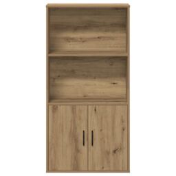 Berkfield Home Bookcase Artisan Oak 60x24x120 cm Engineered Wood in Brown - Size: 60 x 24 x 120 cm - thumbnail 4