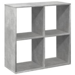 Berkfield Home Room Divider Bookcase Concrete Grey 69.5x29x69.5 cm Engineered Wood - thumbnail 7
