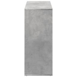 Berkfield Home Room Divider Bookcase Concrete Grey 69.5x29x69.5 cm Engineered Wood - thumbnail 6