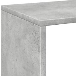 Berkfield Home Room Divider Bookcase Concrete Grey 69.5x29x69.5 cm Engineered Wood - thumbnail 9