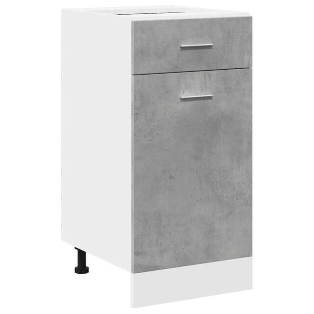Berkfield Home Drawer Bottom Cabinet Lyon Concrete Grey 40x46x81.5 cm Engineered Wood - image 1