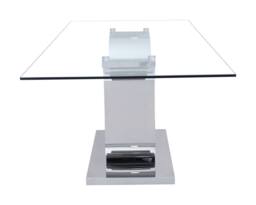 Thats Furniture Alexandria 180cm Glass & Chrome Dining Table in Silver - thumbnail 3