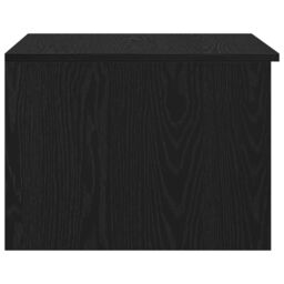Berkfield Home Coffee Table Black Oak 50x50x36 cm Engineered Wood - Size: 50 x 50 x 36 cm - thumbnail 6
