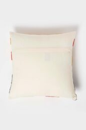 Homescapes Orange & Yellow Sunshine Tufted Cotton Cushion - Size: 45 cm x 45 cm - thumbnail 3