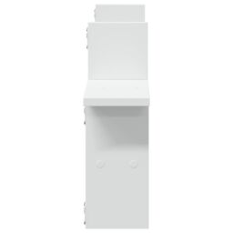 Berkfield Home Wall Shelves 2 pcs White 38x12x38 cm Engineered Wood - Size: 38 x 12 x 38 cm - thumbnail 5
