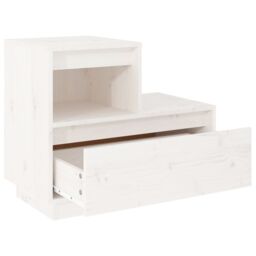 Berkfield Home Bedside Cabinets 2 pcs White 60x34x51 cm Solid Wood Pine - Size: 60 x 34 x 51 cm - thumbnail 6