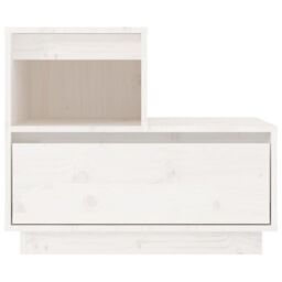 Berkfield Home Bedside Cabinets 2 pcs White 60x34x51 cm Solid Wood Pine - Size: 60 x 34 x 51 cm - thumbnail 4