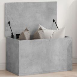Berkfield Home Storage Box Concrete Grey 60x35x35 cm Engineered Wood - Size: 60 x 35 x 35 cm - thumbnail 3