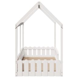 Berkfield Home Kids' House Bed Frame without Mattress White 90x190 cm Single - thumbnail 5