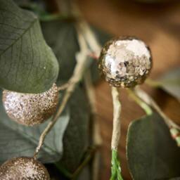 Dibor Eucalyptus Sparkle Xmas Table Decor Christmas Garland 2m - Size: Large - thumbnail 4