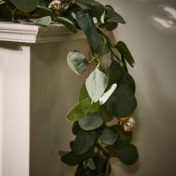 Dibor Eucalyptus Sparkle Xmas Table Decor Christmas Garland 2m - Size: Large - thumbnail 5