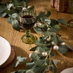 Dibor Eucalyptus Sparkle Xmas Table Decor Christmas Garland 2m - Size: Large - thumbnail 2