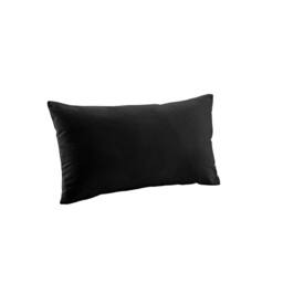 Westford Mill Cotton Canvas Cushion Cover in Black - Size: 40 cm x 40 cm - thumbnail 2