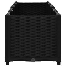Berkfield Home Raised Bed 160x40x38 cm Polypropylene in Black - Size: 160 x 40 x 38 cm - thumbnail 6