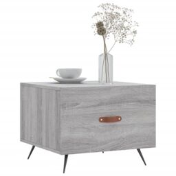 Berkfield Home Coffee Table Grey Sonoma 50x50x40 cm Engineered Wood - Size: 50 x 50 x 40 cm - thumbnail 3
