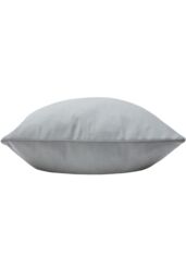 Paoletti Sunningdale Plain Velvet Cushion in Silver - Size: 50 cm x 50 cm - thumbnail 2
