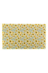 Artsy Mats Sunflower Pattern Indoor Outdoor Doormat in Yellow - Size: 40 cm x 70 cm - thumbnail 3