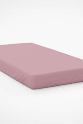 Belledorm Easy Care 200 Thread Count Cotton Polyester Percale 46cm Fitted Sheet in Dark Pink - Size: Double - thumbnail 2