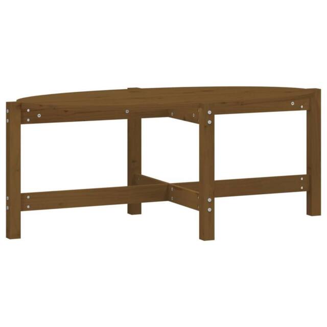 Berkfield Home Coffee Table Honey Brown 118x63x45 cm Solid Wood Pine - Size: 118 x 63 x 45 cm - image 1