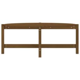 Berkfield Home Coffee Table Honey Brown 118x63x45 cm Solid Wood Pine - Size: 118 x 63 x 45 cm - thumbnail 5