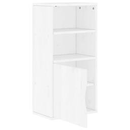 Berkfield Home Side Cabinet ODDA White 40x24x79 cm Solid Wood Pine - Size: 40 x 24 x 79 cm - thumbnail 5