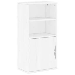 Berkfield Home Side Cabinet ODDA White 40x24x79 cm Solid Wood Pine - Size: 40 x 24 x 79 cm