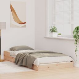 Berkfield Home Brown 90 x 210 cm Solid pine wood - thumbnail 5