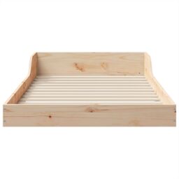 Berkfield Home Brown 90 x 210 cm Solid pine wood - thumbnail 6