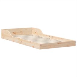 Berkfield Home Brown 90 x 210 cm Solid pine wood - thumbnail 2