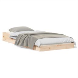 Berkfield Home Brown 90 x 210 cm Solid pine wood - thumbnail 4