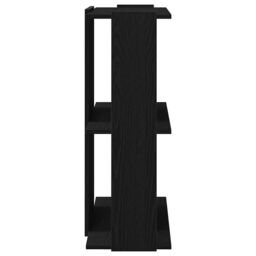 Berkfield Home Bookcase 3-Tier Black 60x30x80 cm Engineered Wood - Size: 60 x 30 x 80 cm - thumbnail 5