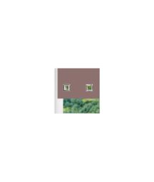 New Edge Blinds Square Eyelet Edge Roller Blind 165cm Drop Brown - Size: 80 cm width x 165 cm drop - thumbnail 2