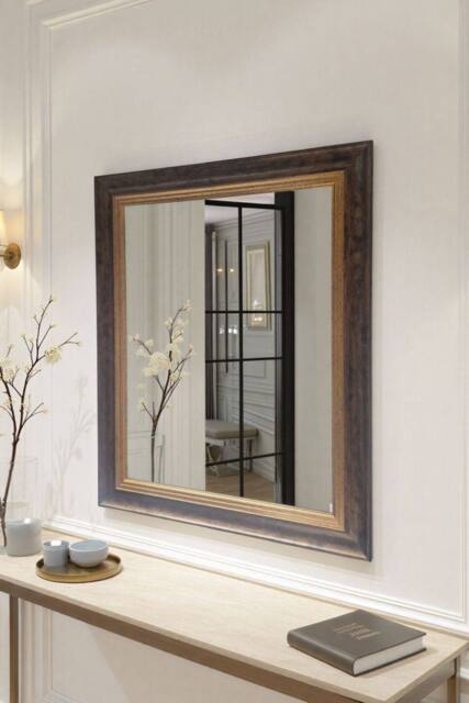 Yearn Mirrors Classic Bronze Gold Bevelled Wall Mirror - image 1
