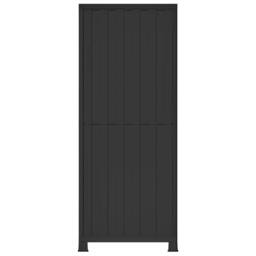 Berkfield Home Plastic Cabinet 68x39x171.5 cm in Grey - thumbnail 5