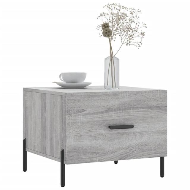 Berkfield Home Decorative Coffee Tables 2 pcs Grey Sonoma 50x50x40 cm Engineered Wood - Size: 50 x 50 x 40 cm - image 1